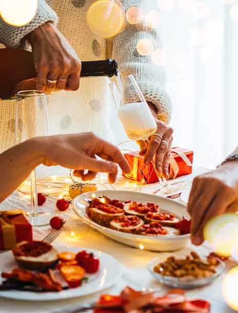 Holiday party catering