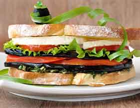 Fried Eggplant Heroe