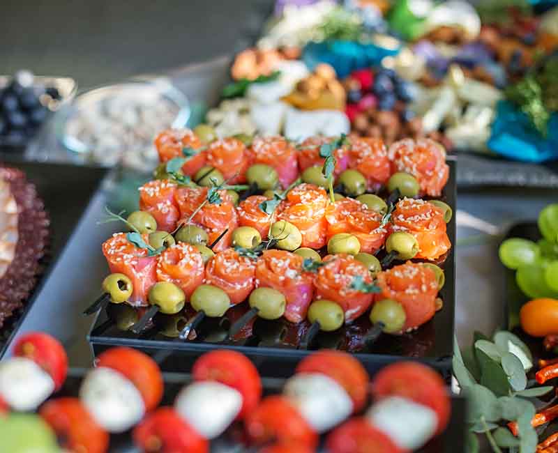 Catering hall that serves breakfast