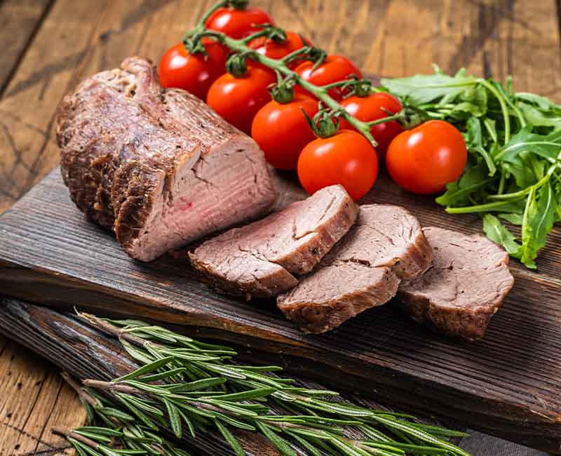 Veal catering options