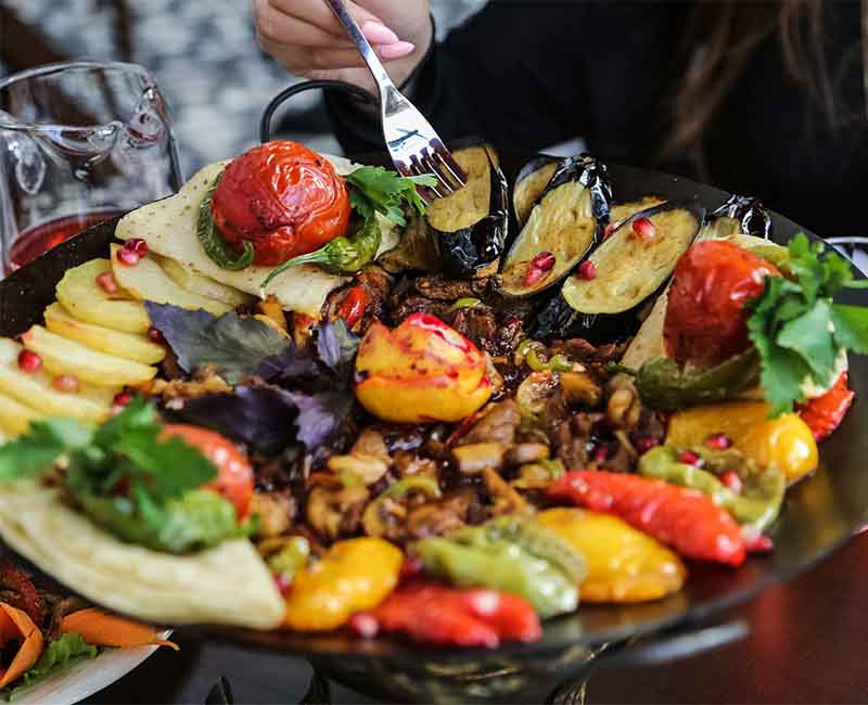 Catering hall with Vegetable options